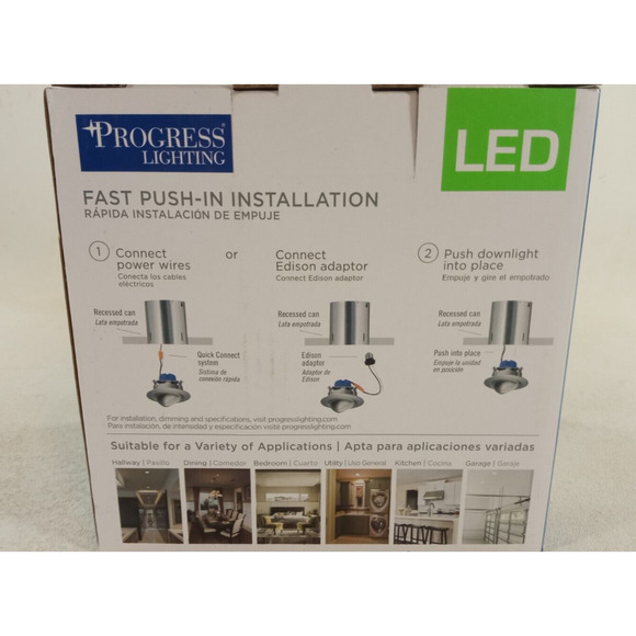 LED 4 inch Downlight Brushed Nickle Recessed Trim P8046-09-30K Progress Lighting - Picture 3 of 4